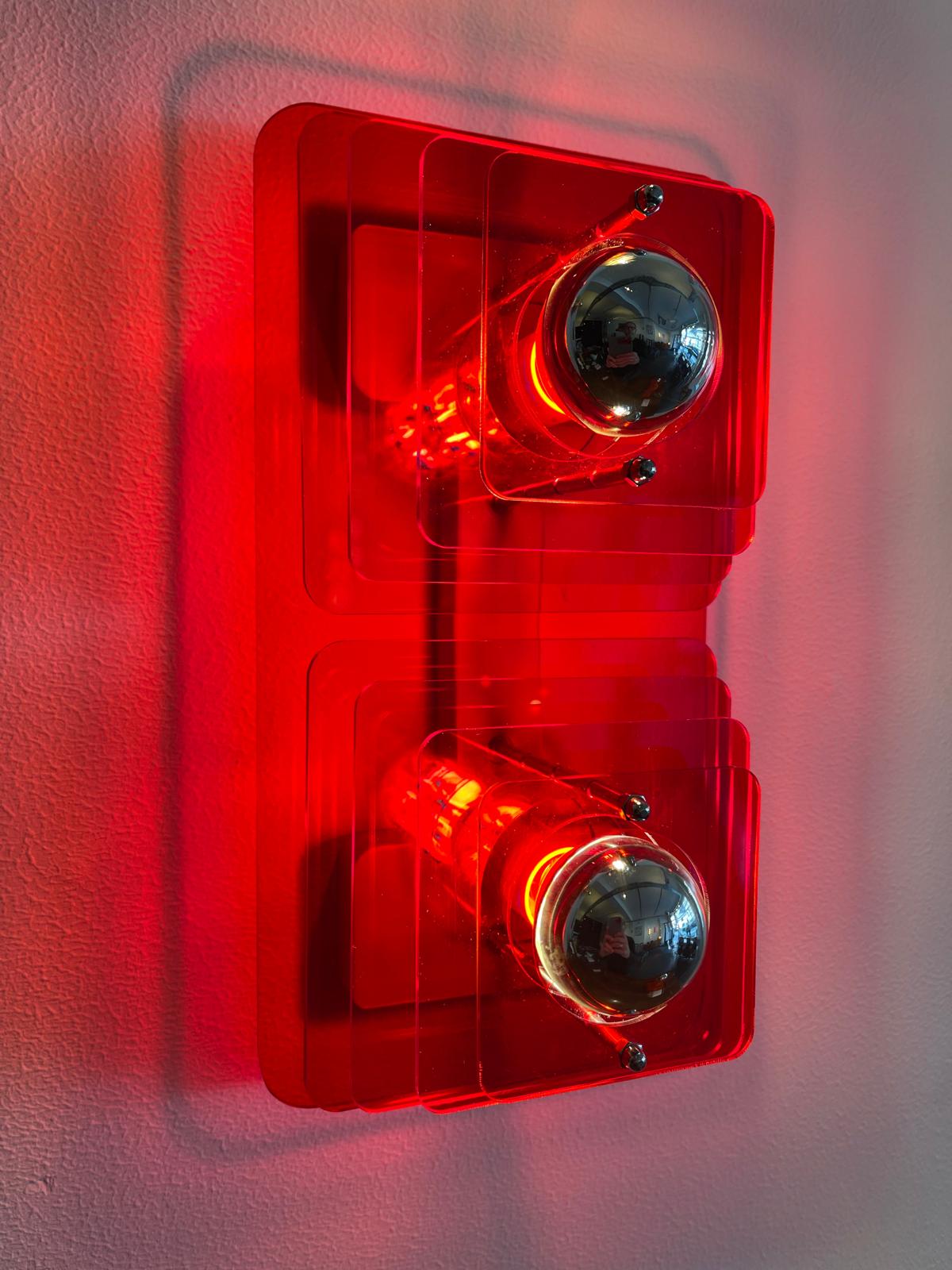 Maya - Acrylic double Red