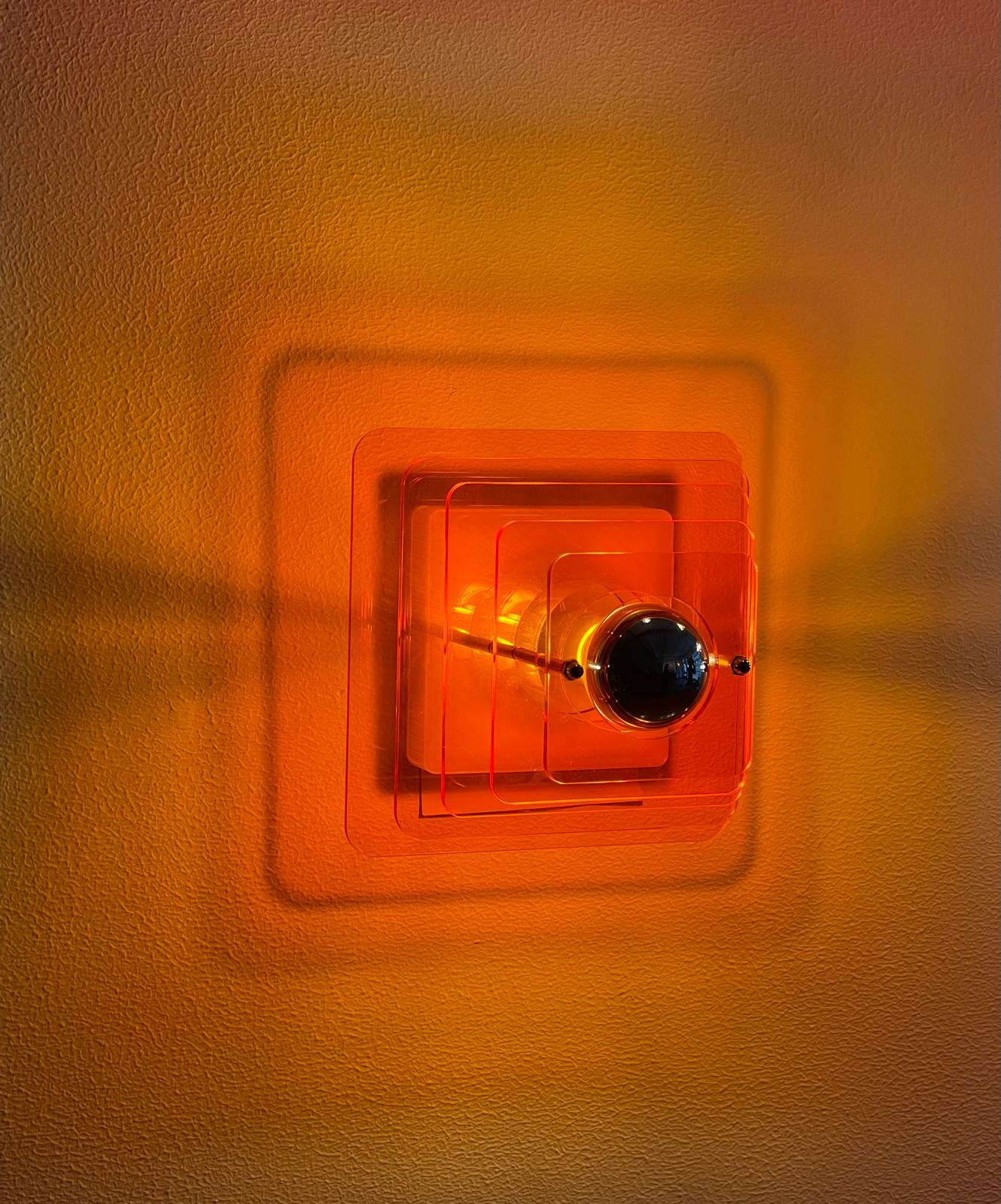Maya - Acrylic yellow - orange